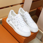 Monogram Panel Cutout Platform Sneakers S283403