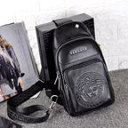 Grain Leather Embossed Pattern Chest Sling Bag B101002