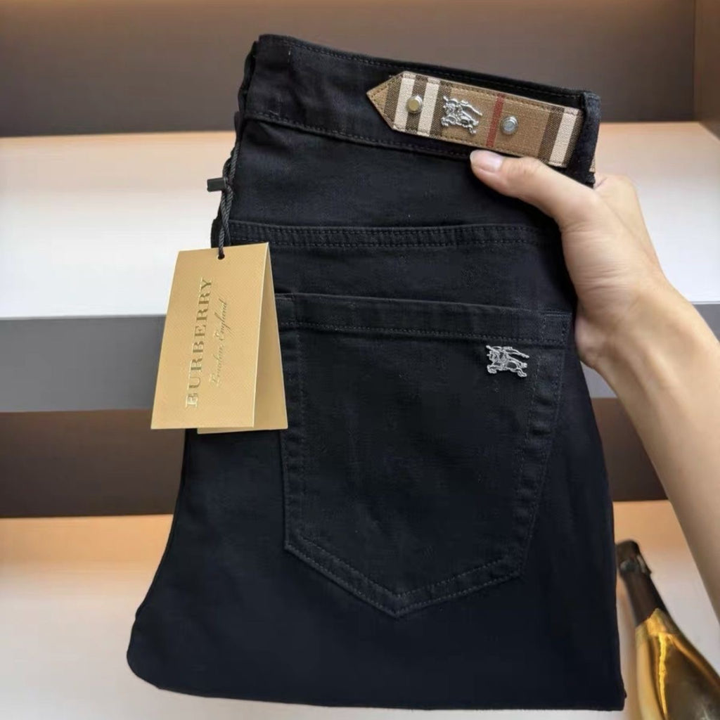 BR Men's Black Micro Logo Jeans C261017
