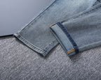 Vintage Fade Camo Pattern Embroidered Jeans V260850