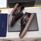Croc Embossed Patchwork Triangle Logo Low Top Sneakers S283409