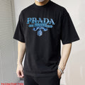 Men's 3D Letter Print Crew Neck Short Sleeve T-shirt NH9801