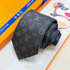 Men's Four-Point Floral Jacquard Necktie E2081010