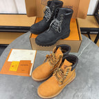 Embossed Thick Sole Martin Work Boots S265506
