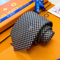 Men's Check Jacquard Necktie E2081009
