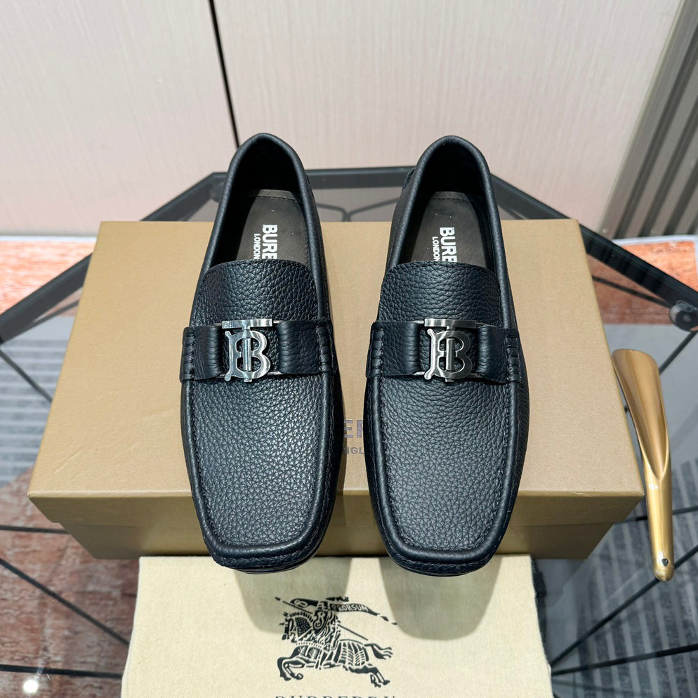 Men's Metal Ornament Buckle Loafer Driving Shoes NE190115