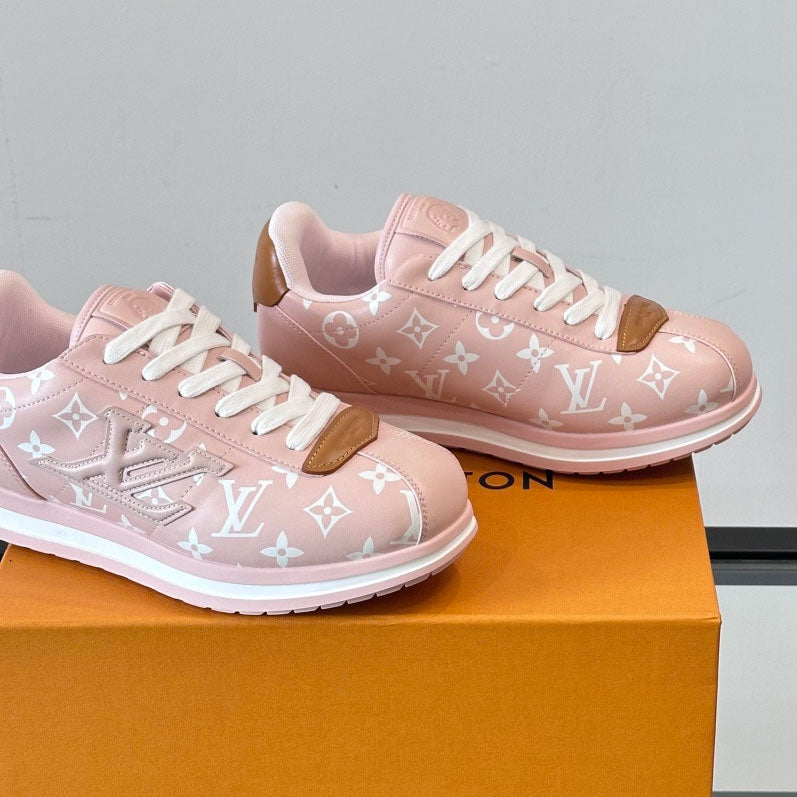 Allover Printed Lace-Up Low Top Platform Sneakers S283420
