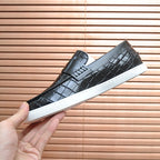 Croc Embossed Casual Loafer NE190136