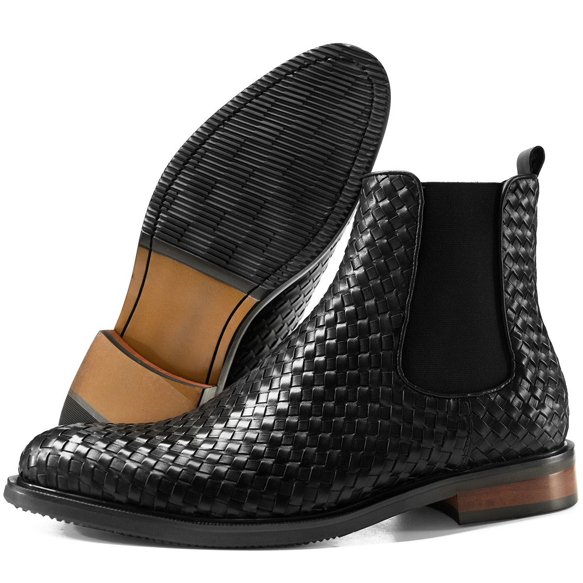 Men's Woven Chelsea Boots P050522