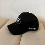 Circle Frame Letter H Embroidery Baseball Cap G103008