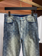 Vintage Fade Allover Floral Print Jeans E260948