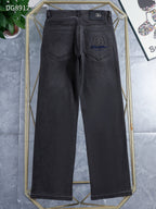 Dark Wash Grey Multi-Style Embroidery Denim Jeans L260604