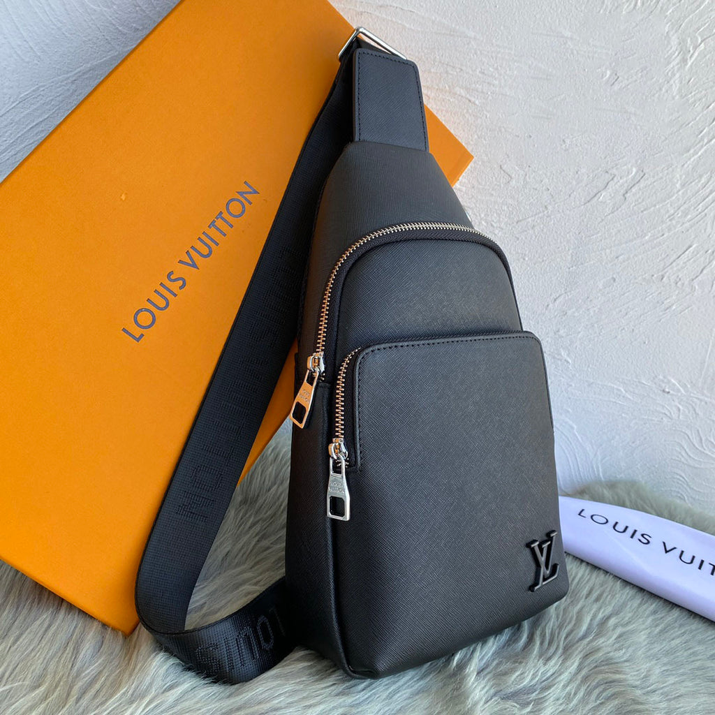 Solid Textured Chest Sling Bag B101017