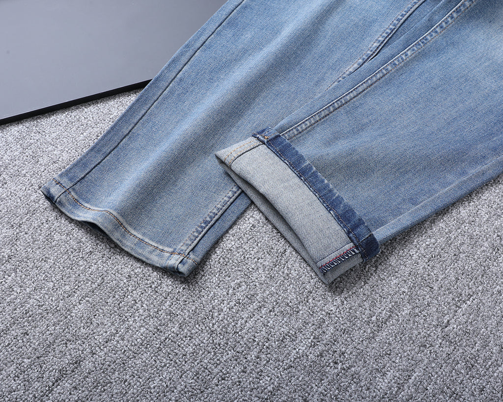 Vintage Cross Stitch Line Slim Denim V260848