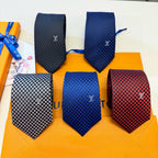 Men's Check Jacquard Necktie E2081009