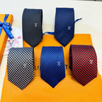 Men's Check Jacquard Necktie E2081009