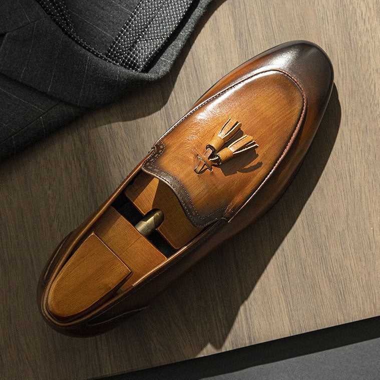 Tassel Loafers Slip-On Formal Dress Shoes Y101111