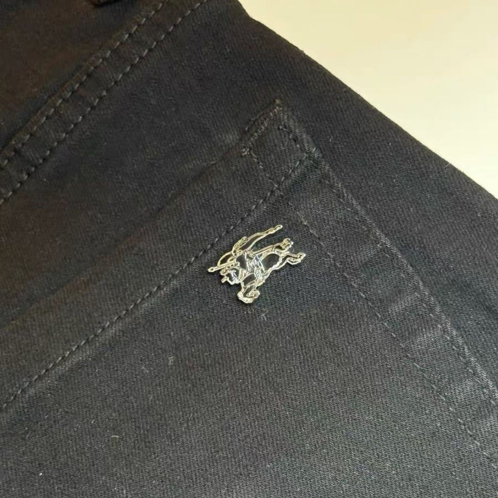BR Men's Black Micro Logo Jeans C261017