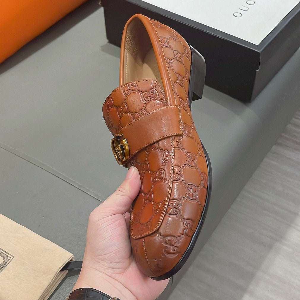 Embossed Interlocking G Loafers S283407