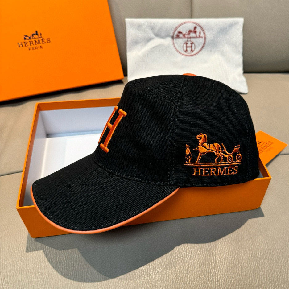 Letter H & Carriage Embroidery Baseball Cap G103012