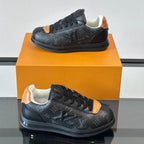 Allover Printed Lace-Up Low Top Platform Sneakers S283420