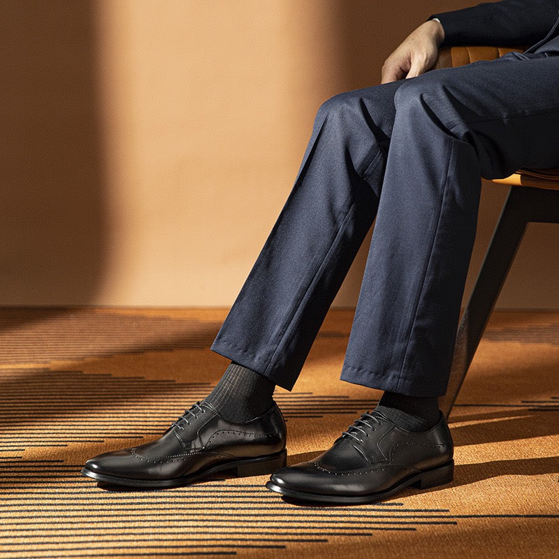 Wingtip Brogue Derby Shoes Y101105