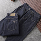 Dark Indigo Triangle Patch Jeans E260934