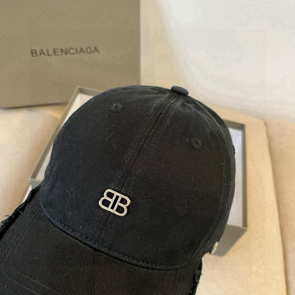 Frayed Edge Metal Logo Baseball Cap G103006