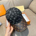 Denim Monogram Print Baseball Cap G103016