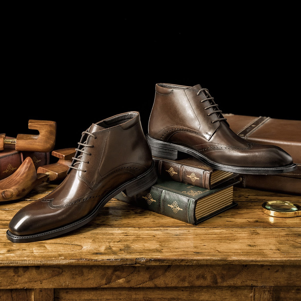 Wingtip Brogue Chukka Ankle Boots P050517
