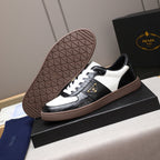 Croc Embossed Patchwork Triangle Logo Low Top Sneakers S283409