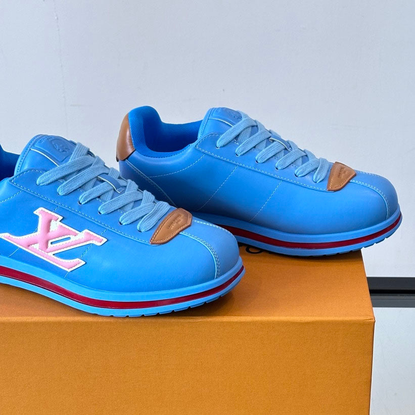 Side Embroidered Logo Low Top Lace-Up Casual Sneaker S283425