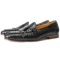 Woven Double Monk Loafers P050523