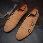 Double Monk Strap Slip-on Dress Shoes P050515
