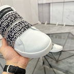 Men's Logo Strap Velcro Low Top Sneakers JN081107
