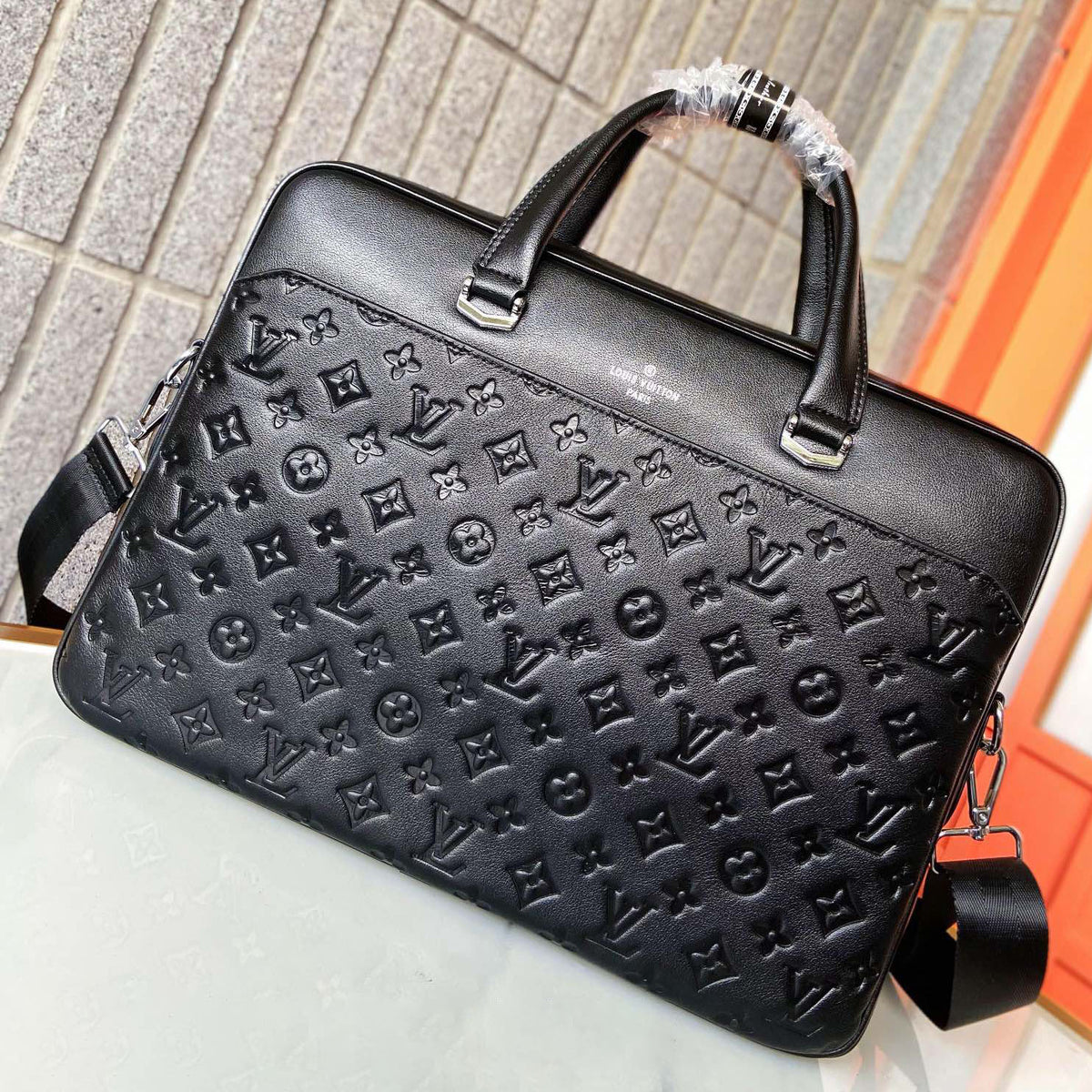 Full Embossed Pattern Business Briefcase B101015
