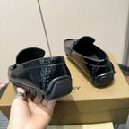 Men's Metal Ornament Buckle Loafer Driving Shoes NE190115
