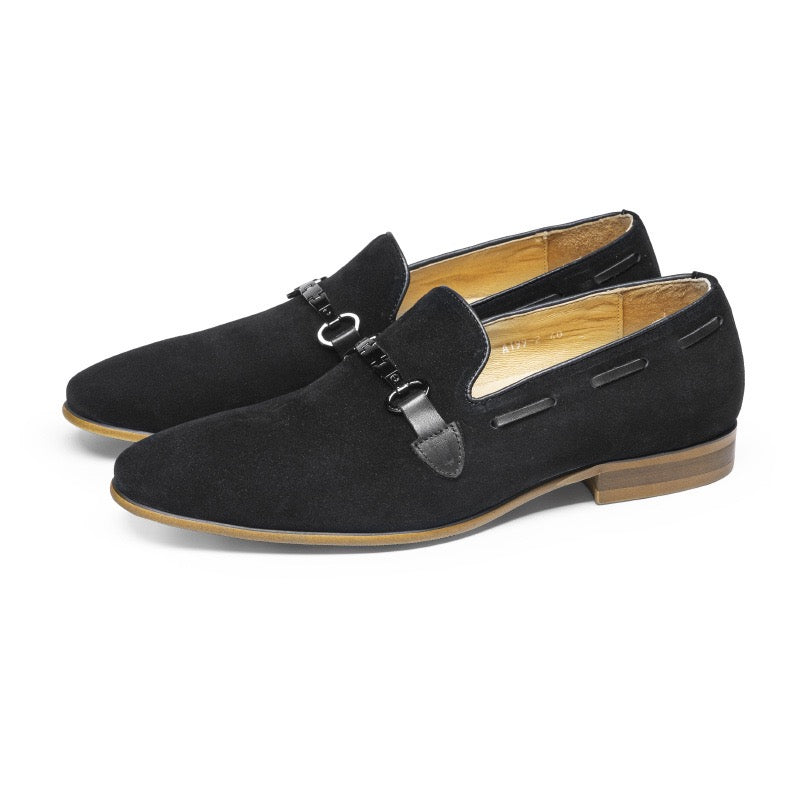 Metal Bit Slip-On Loafers Y101104