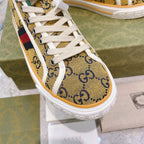 Vintage Pattern Canvas High Top Sneakers S283417