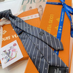 Diagonal Stripe Jacquard Necktie E2081013