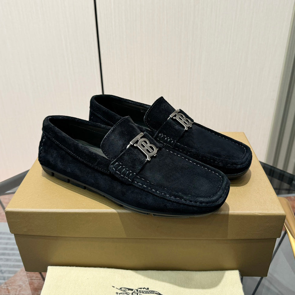 Men's Metal Ornament Buckle Loafer Driving Shoes NE190115