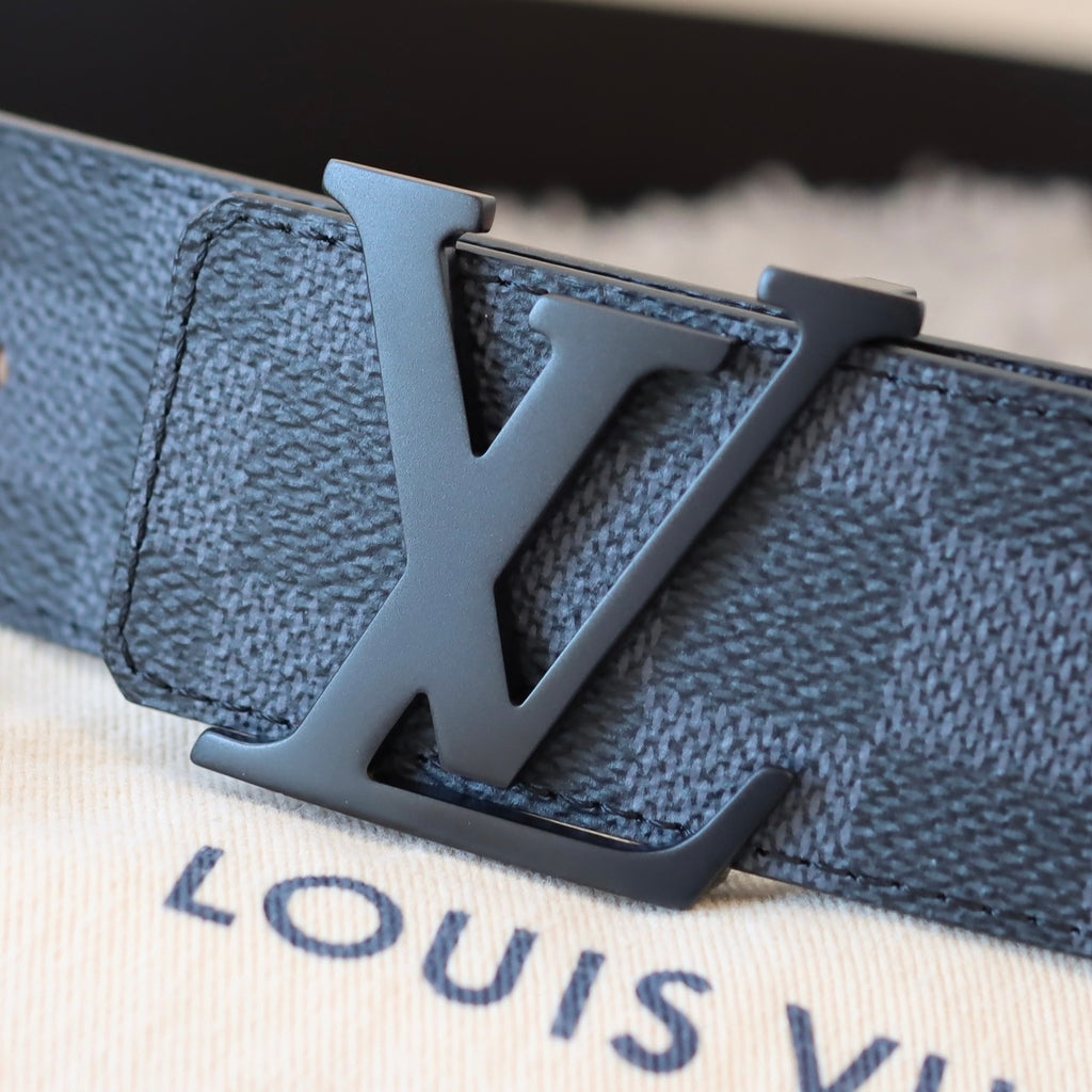 Checkered & Vintage Print Metal Buckle Belt E020802