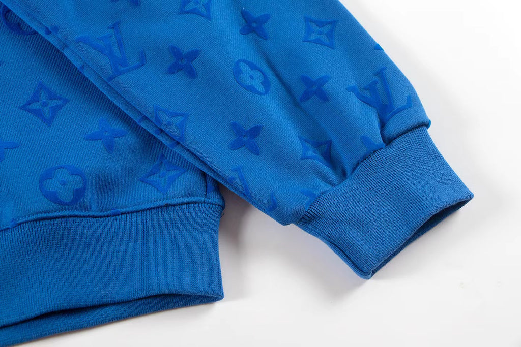Men's All Over Monogram Print Crew Neck Sweatshirt YG500101