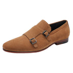 Double Monk Strap Slip-on Dress Shoes P050515