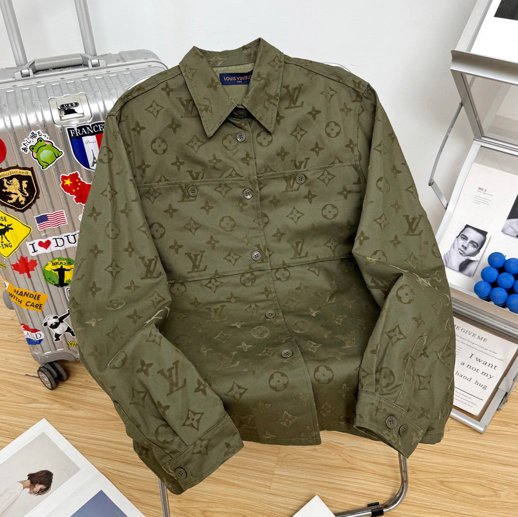 Relaxed Fit Long Sleeve Shirt Jacket X269004
