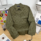 Relaxed Fit Long Sleeve Shirt Jacket X269004