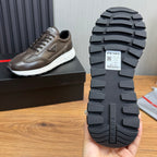 Calfskin Triangle Badge Lace-Up Sneaker S283439