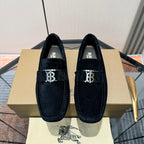 Men's Metal Ornament Buckle Loafer Driving Shoes NE190115
