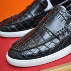 Croc Embossed Casual Loafer NE190136
