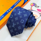 Men's Four-Point Floral Jacquard Necktie E2081010